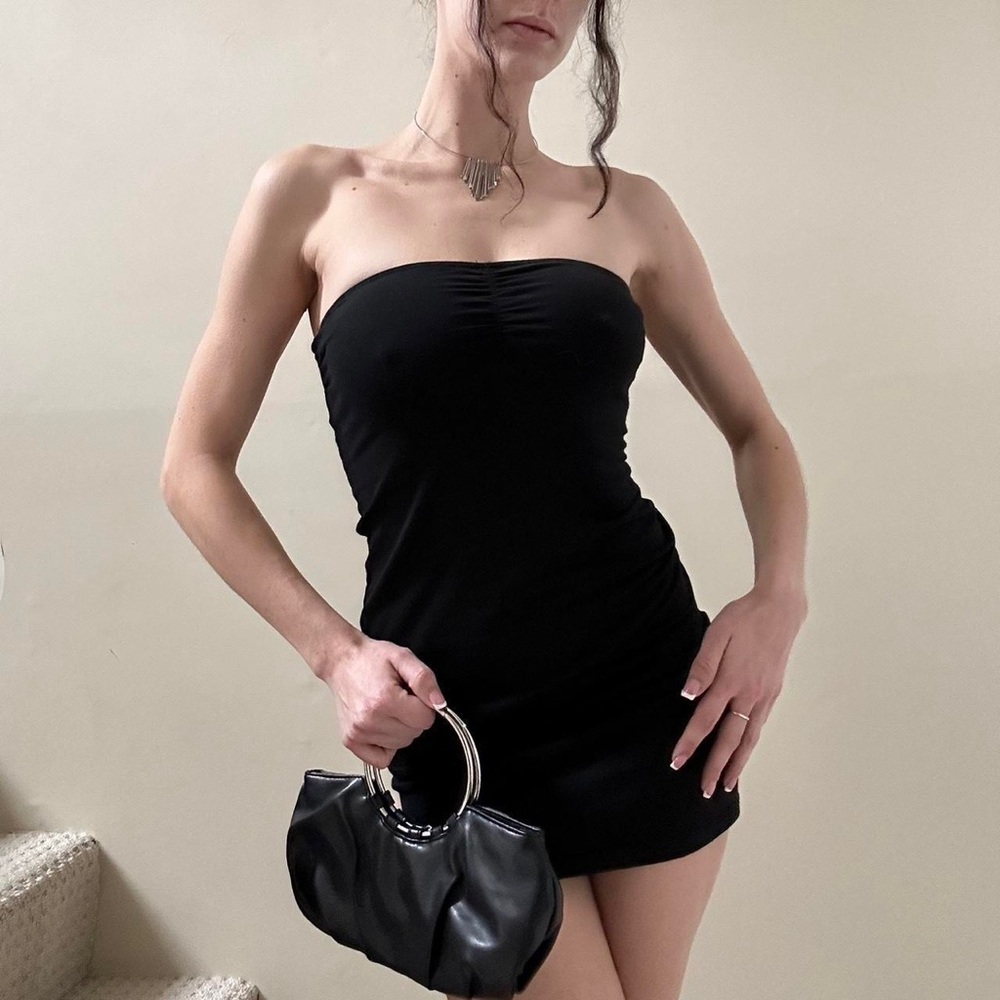Y2K Black Mini Dress